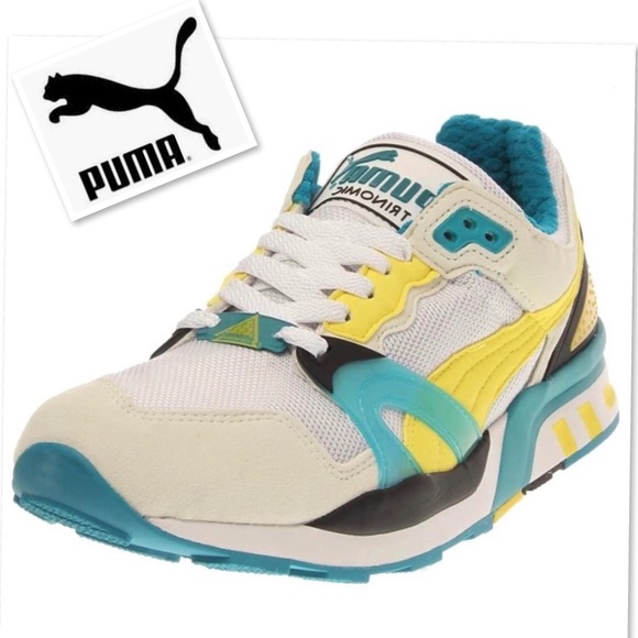 Puma Trinomic White trainers Sneakers 11 - Picture 1 of 8